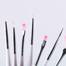 7Pcs Cake Decorating Pen Brush Icing Pastry Fondant Painting Tools V3W8