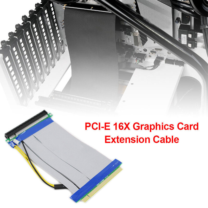 PCIe 16X PCI Express PCI-E 16X to 16X Riser Card Adapter Extension Cable