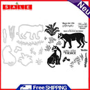 Paper Cut Card DIY Transparent Silicone Animal Tiger Seal Embossing Album Tool