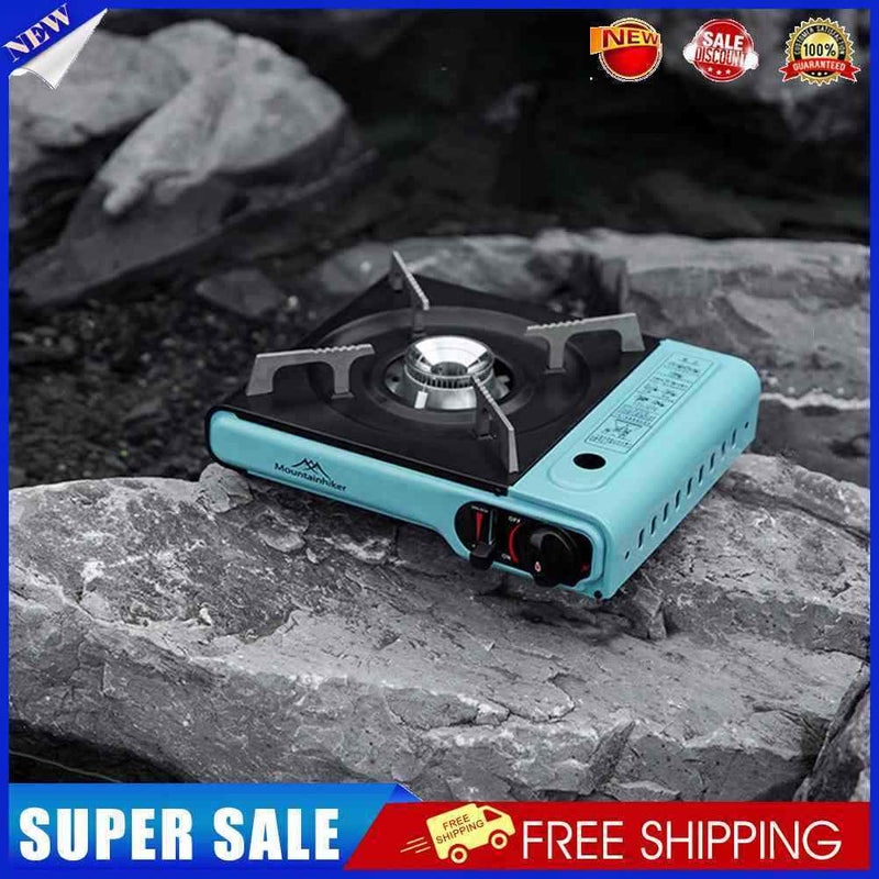 #A Mountainhiker Camping Stove Foldable Outdoor Gas Stove Windproof for Backpack