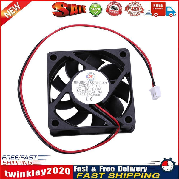 YC-240806 DC 5V Cooler Fan 59x59mm 7 Blades Computer Cooling Fan Radiator Newly
