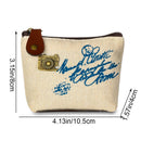 Canvas Cute Classic Clutch Bag Mini Coin Pouch Mini Wallet Key Bag Coin Purse