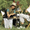 Stainless Steel Outdoor Camping Picnic Trash Bag Holder Garbage Storage Rack