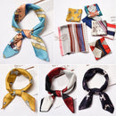 Gifts Elegant Women Silk Feel Satin Head Neck Hair Tie Band Square Scarf