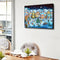 Frameless Painting By Number Christmas Snow Scene DIY Handmade Drawing On C