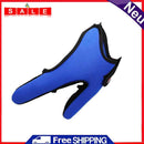 Fishing Gloves Protector Two Finger Anti-cut Outdoor Tackle Gloves (Blue)