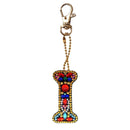 DIY Key Chain Diamond Painting Letters Women Bag Keyring Pendant Gift (I) Newly