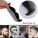 Anti static Beard Comb Massage Hair Mustaches Brush Hairdressing Styling