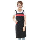 Unisex Lovely Solid Cooking Kitchen Restaurant Bib Apron with PocketBlack)