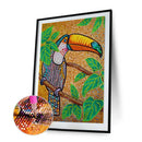 Bird Mosaic Diamond Painting Drawing Full Special Shape Drill Crystal Handc