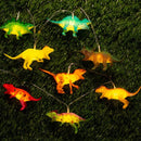 10Led Dinosaur String Lights Solar Garden 8 LED Cartoon Party Globe Bulb Lamp