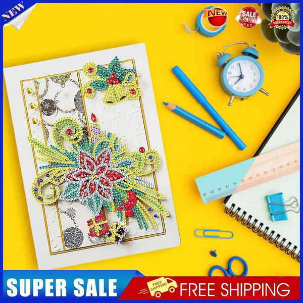 #A DIY Special Shaped Diary Book Christmas 50 Pages Drawing Book A5 Kids Xmas Gi