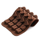 Melts Ice Tray Christmas Chocolate Mold Rose Hearts Silicone Mould Cake Making