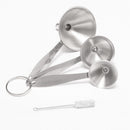 3 in 1 Funnels Flask Stainless Steel for Filling Narrow-Mouth Bottles