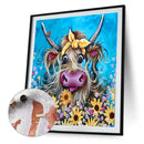 #A Colored Hearts Oil Paint By Numbers Kits DIY Handpainted on Canvas Wall Art