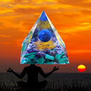 Crystal Energy Generator Pyramid Healing Stone Positive Energy Collect (C) Newly