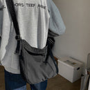 Large Capacity Canvas Shoulder Bags Soft Travel Women Men Crossbody Satchels