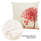 Pillow Covers - 4-Piece Linen Holiday Anniversary Wedding Cushion Pillow Case