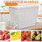 Fridge Water Dispenser with Tap for Lemonade Teas Juices Lemon Water Jug Newly
