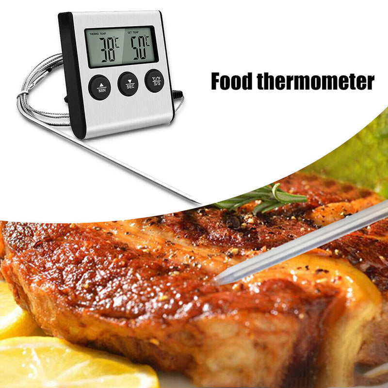 Food Thermometer Kitchen with Long Probe Cooking Temperature Measure Tester