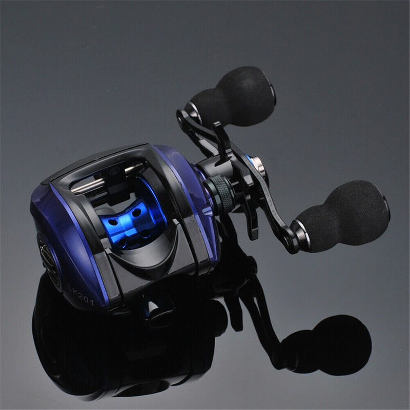 Right Hand Baitcasting Reel 17+1 High Speed Gear Ratio 7.2:1 Fishing Reel