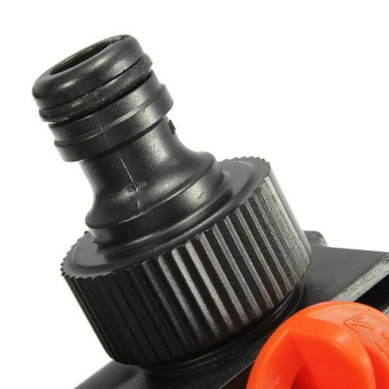 Garden Water Tap Splitter Adaptor Quick Thread Hose 4 Connector Way Pipe X8I0
