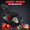 Baitcasting Reel 8.2/1 Max Drag 8kg Casting Carp Fishing Reel (Red Right) Newly