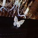 Fashion Butterfly Zircon Opening Knuckle Ring Charming Women Wedding Party Gift