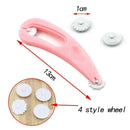 Fondant Cutter and Embossing Embosser Tool Cutter Stitching Cake Y0T0 Tool U6O7