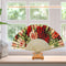 Oil Paint Folding Fan By Numbers DIY Rose Painted Art Craft Handmade Digita