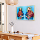 5D Full Round Drill Mosaic DIY Christian Diamond Painting Rhinestone Picture
