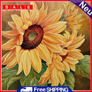 5D DIY Full Drill Diamond Painting Sunflower Cross Stitch Embroidery Ornaments