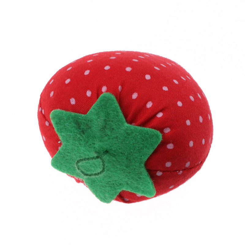 Needle Insert Bag Strawberry Cross Stitch Embroidery Pin Cushion Holders