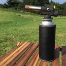 Gas Tank Protective Cover PU Outdoor Camp Fuel Cylinder Storage Bag (Black)