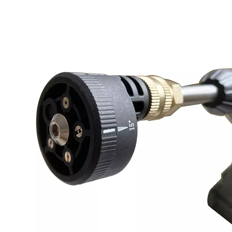 Plastic 5 in 1 Adjustable Nozzle for 1/4inch High Pressure Cordless Washer Clea`