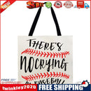 Baseball Printed Shoulder Shopping Bag Casual Large Tote Handbag (40*40cm)