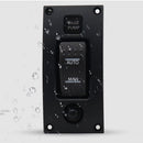 Pumps Control Panel ON-OFF-ON 12-24V Deck Cleaning Bottom Pump Switch Panel