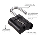 Combination Padlock Code Lock 4-digit Number Password Lock Zinc Alloy
