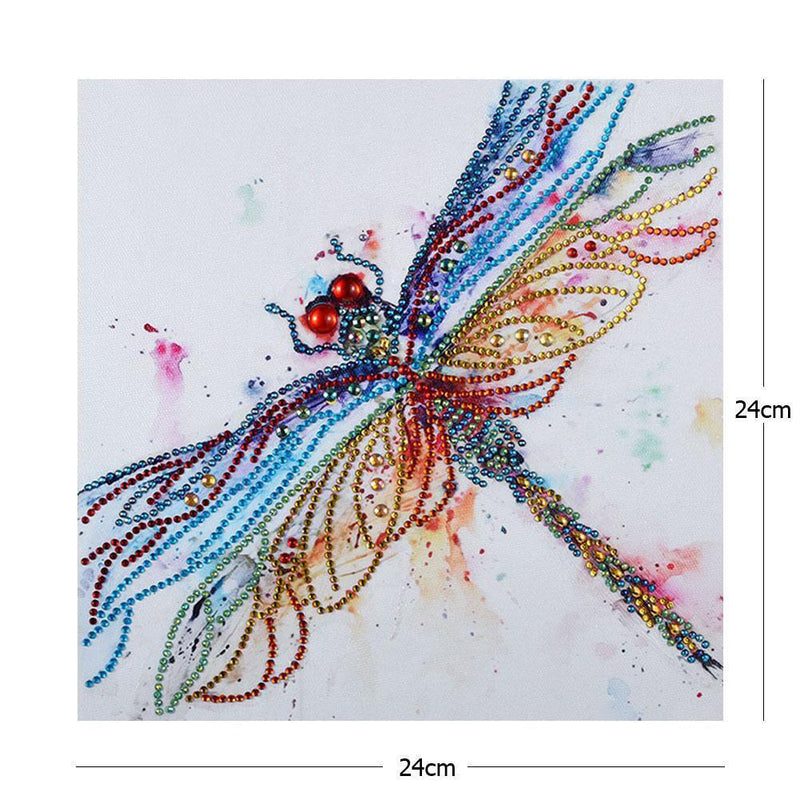 5D DIY Special Shaped Diamond Painting Dragonfly Cross Stitch Embroidery Newly
