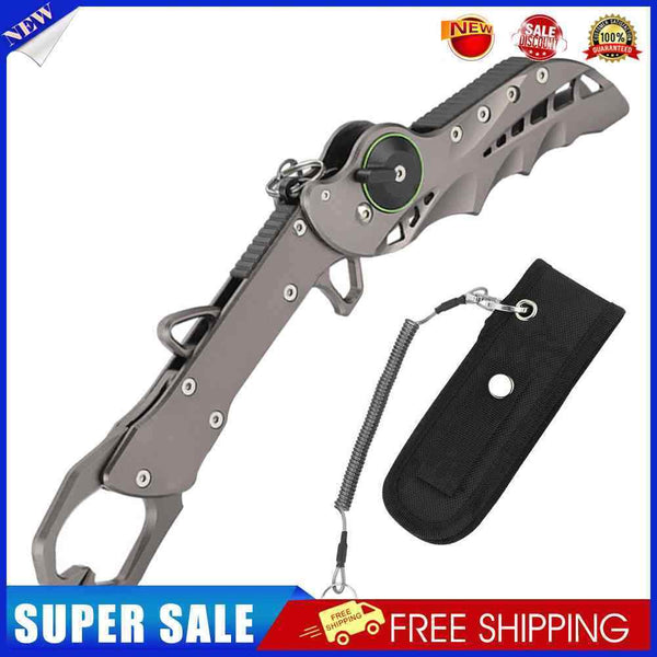 #A Aluminum Alloy Foldable Fish Controller Plier Fish Grip Tackle Holder Clamp T