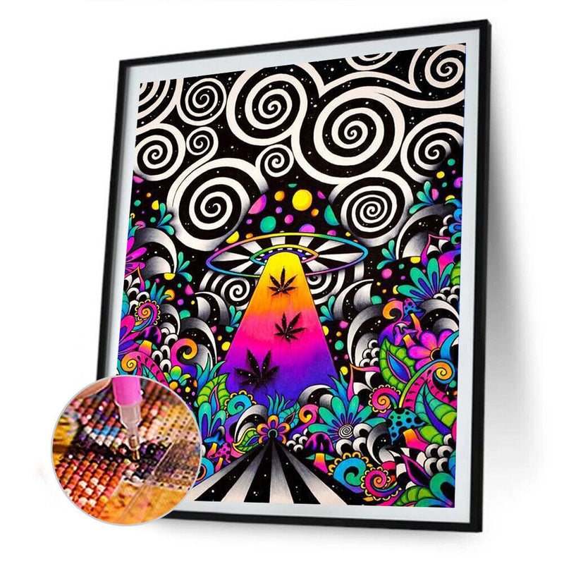 5D Diamond Painting Full Round Drill DIY Circle Pattern Rhinestone Drawing Arts