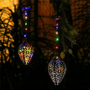Lights Hollow LED Iron Art Balcony Decoration Solar Light Garden Light