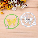 2pcs Butterfly Metal Embossing Cutting Dies Stencils DIY Scrapbooking Craft-1900