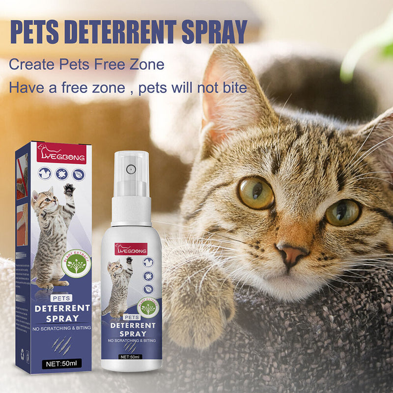 50ml Cat Spray Training Aid for Cat Anti Scratch Furniture Sofa Couch Prote