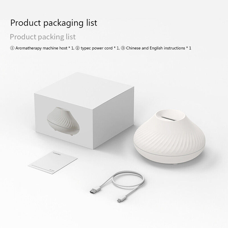 Aromatherapy Humidifiers Portable Flame Air Humidifier for Home Office Yoga Gym