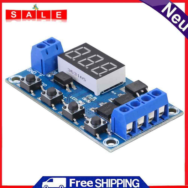 DC12V 24V Dual MOS Time Delay Trigger Cycle Timer Control Module w/Optocoupler