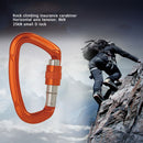 Aluminum Carabiner Outdoor Camping Climbing Hammock Lock Buckle (Orange) Newly