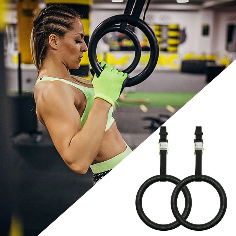 Fitness Ring with Adjustable Buckle Straps Non-Slip Gym Ring for Exercise