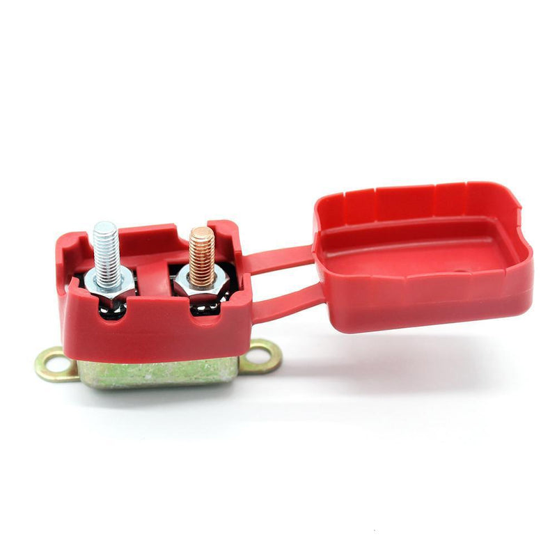 12V Circuit Breaker with Cover Auto Reset Dual Battery Fuse for Car (50A) Newly