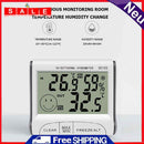 LCD Digital Thermometer HD Screen Home Indoor Humidity Measure Meter Gauge